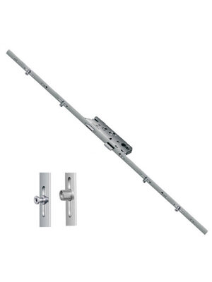 Zasuwnica drzwiowa 855GL 16/35/92/8 sterowana wkładką - ślizgi + grzybki