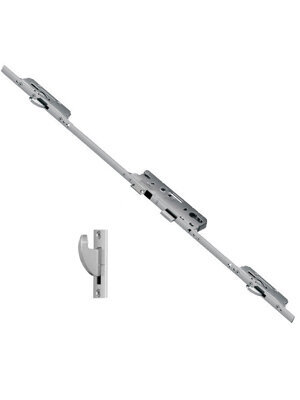 Zasuwnica drzwiowa 859 20/../92/8 sterowana klamką - haki
