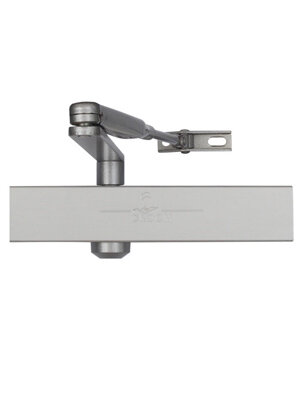 Samozamykacz drzwiowy GR150 Groom z ramieniem srebrny