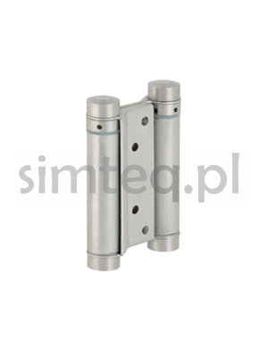 Zawias do drzwi wahadłowych 75 mm - nikiel 2 sztuki