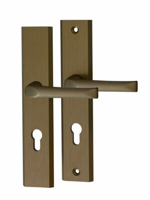 Klamka drzwiowa Niagara na szyldzie PZ