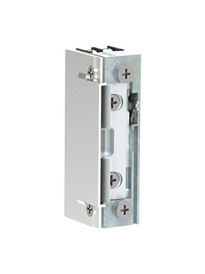 Elektrozaczep Typ C 25,5x20x66 mm z wydłużoną płytką i wyślizgiem