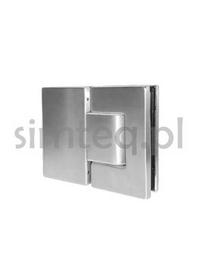 Zawias sprężynowy TGAH902 szkło szkło - satyna