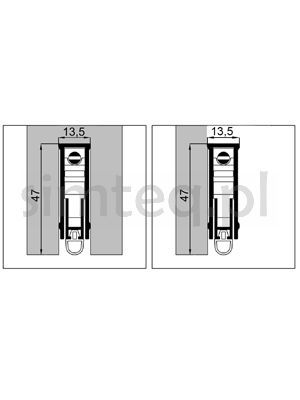 Uszczelnienie automatyczne MATIC SUPER 830 mm