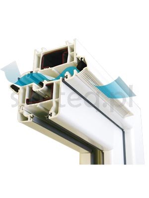 Nawiewnik AEROVENT brąz/brąz