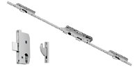 Zasuwnica drzwiowa 859 U24/../92/8 z dodatkowym zamkiem - haki