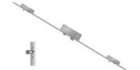 Zasuwnica drzwiowa AS2300 20/../../8 - bolce z miejscem na zamek dodatkowy SLT0X