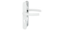 Klamka drzwiowa 35A/2200 na szyldzie PZ92 mm - biel