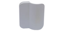 Uchwyt muszlowy aluminiowy - RAL9006 srebrny
