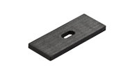 Podkładki montażowe z otworem 30x80 mm grubość 5 mm