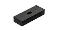 Podkładki montażowe z otworem 30x80 mm grubość 15 mm