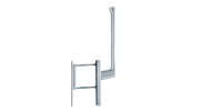 Klamka HS 508 do drzwi przesuwnych PZ - F1/srebro