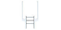 Klamka HS 508 dwustronna do drzwi przesuwnych PZ- biel/RAL9016