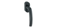 Klamka okienna Atlanta Secustik F9714M czarny mat - trzpień 32-42 mm