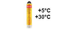Pianka montażowa pistoletowa letnia GoldGun 870 ml - 65 ltr